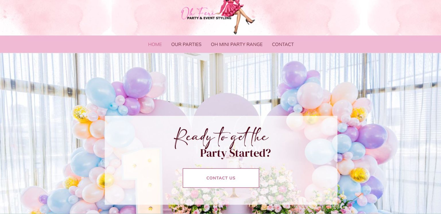 Website Developer for Decorator business