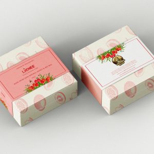 Lychee soap mockup